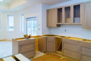 kitchen remodeling with cabinet installation