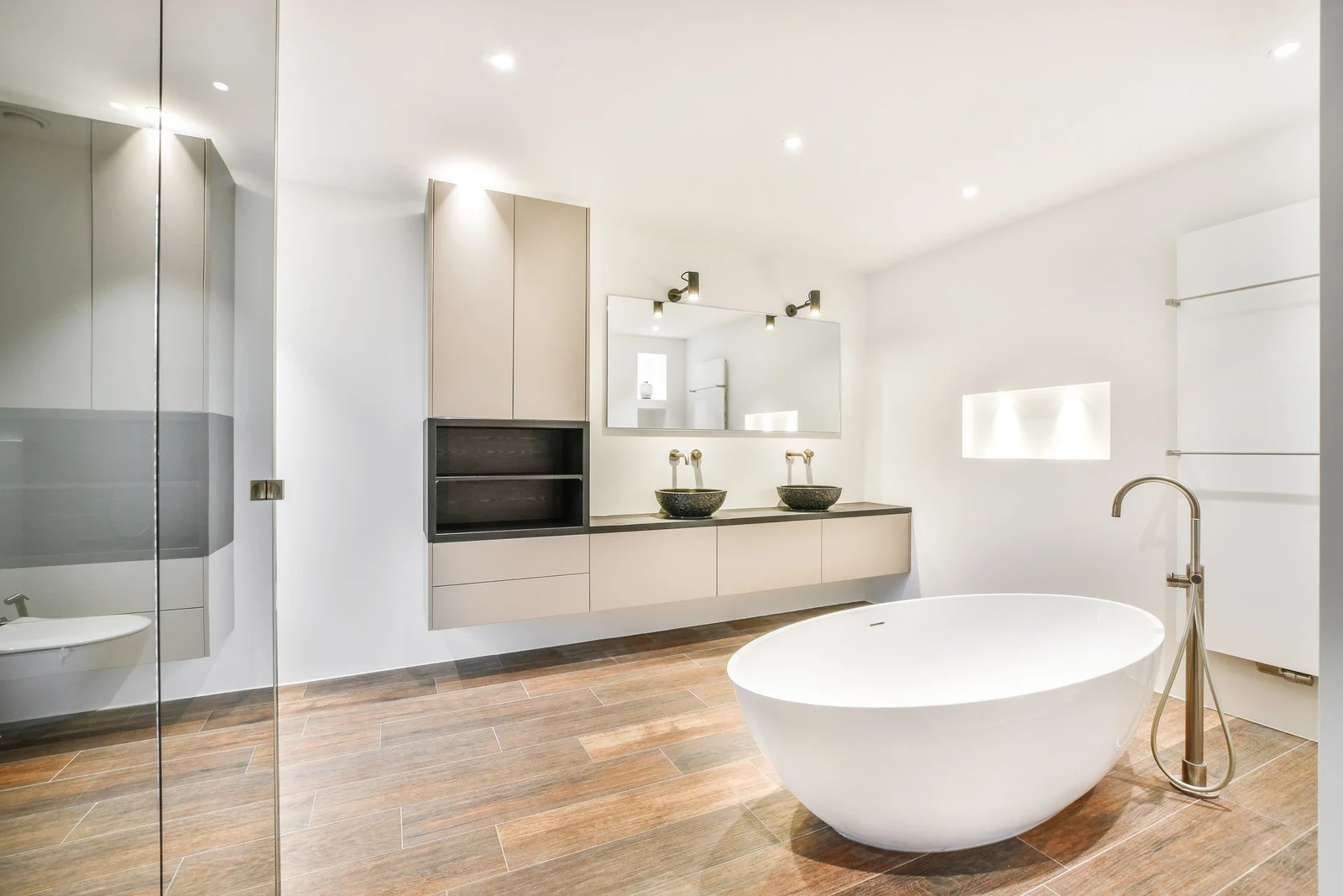 Smart Features in Bathroom by 360 home renovations Surrey